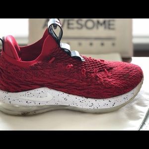 Nike LeBron James high tops like new.